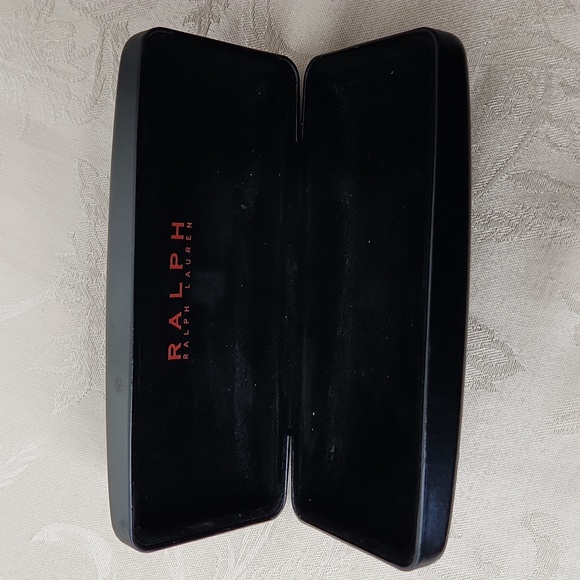 Ralph Lauren black sunglass eyeglass case square - Picture 2 of 6